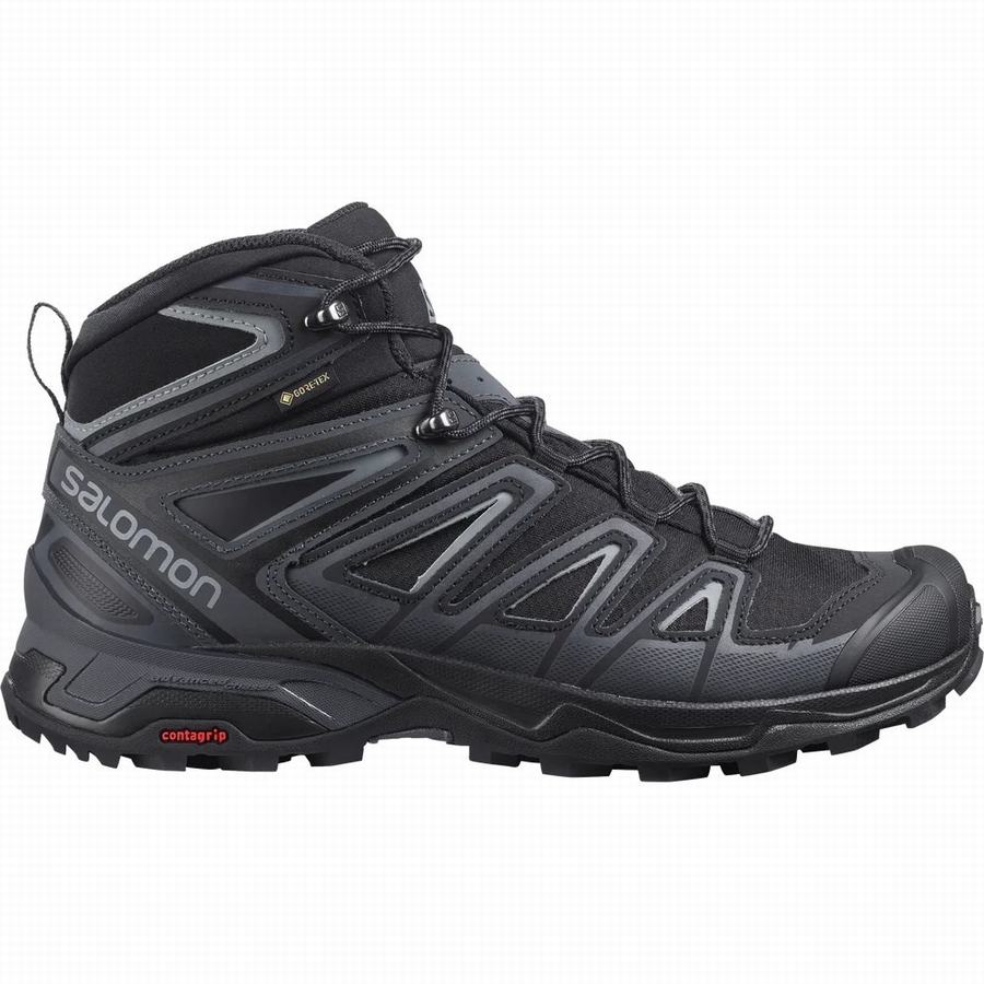 Salomon X Ultra 3 Mid Gore-tex Fjellsko Herre Svart (DOS3492LA)